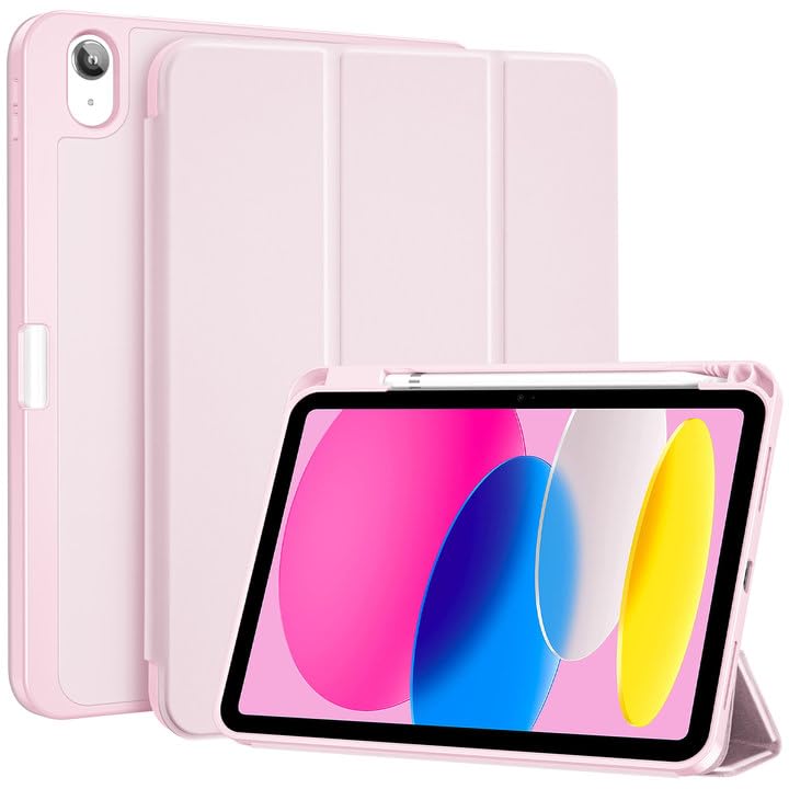 ProCase for iPad (A16) 11th Generation 11 Inch 2025/ iPad 10th Generation 10.9 Inch 2022 Case with Pencil Holder, Hybrid Cover w