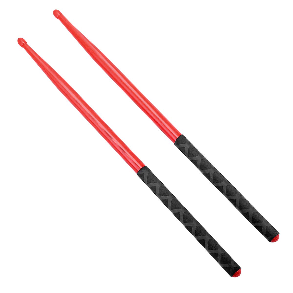 5A Nylon Drumsticks For Drum Set Lightweight Durable Plastic Exercise Anti-Slip Handles Drum Sticks Musical Instrument Percussio