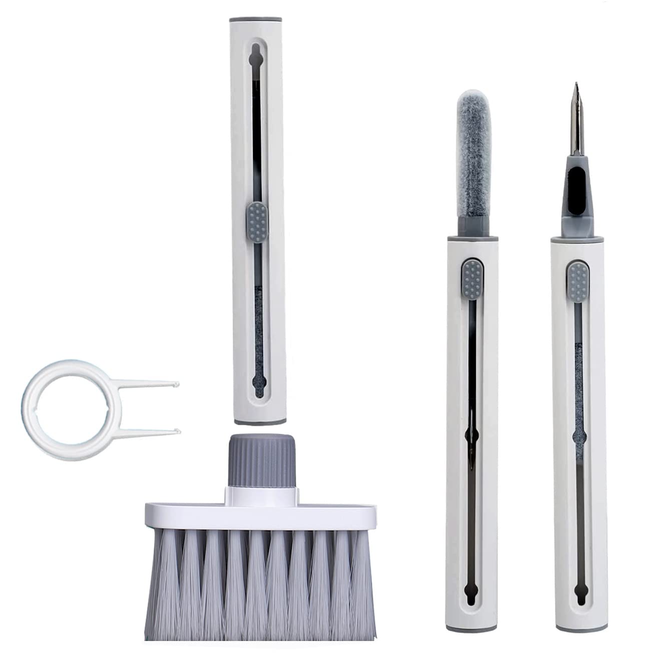 Cleaner Kit for AirPods, AHERO 5 in 1 Keyboard Cleaning Brush,Earphone Cleaning Pen,Earbuds Cleaner for Cleanging Headphones and