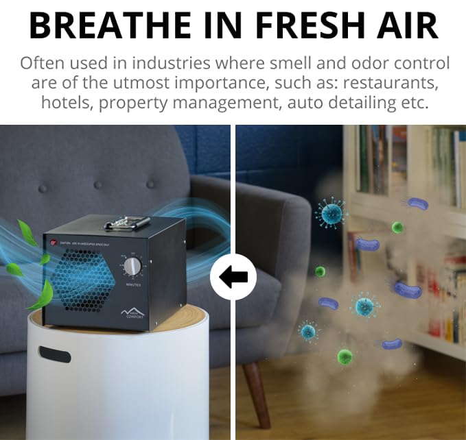 Commercial Air Purifier Cleaner Ozone Generator By New Comfort