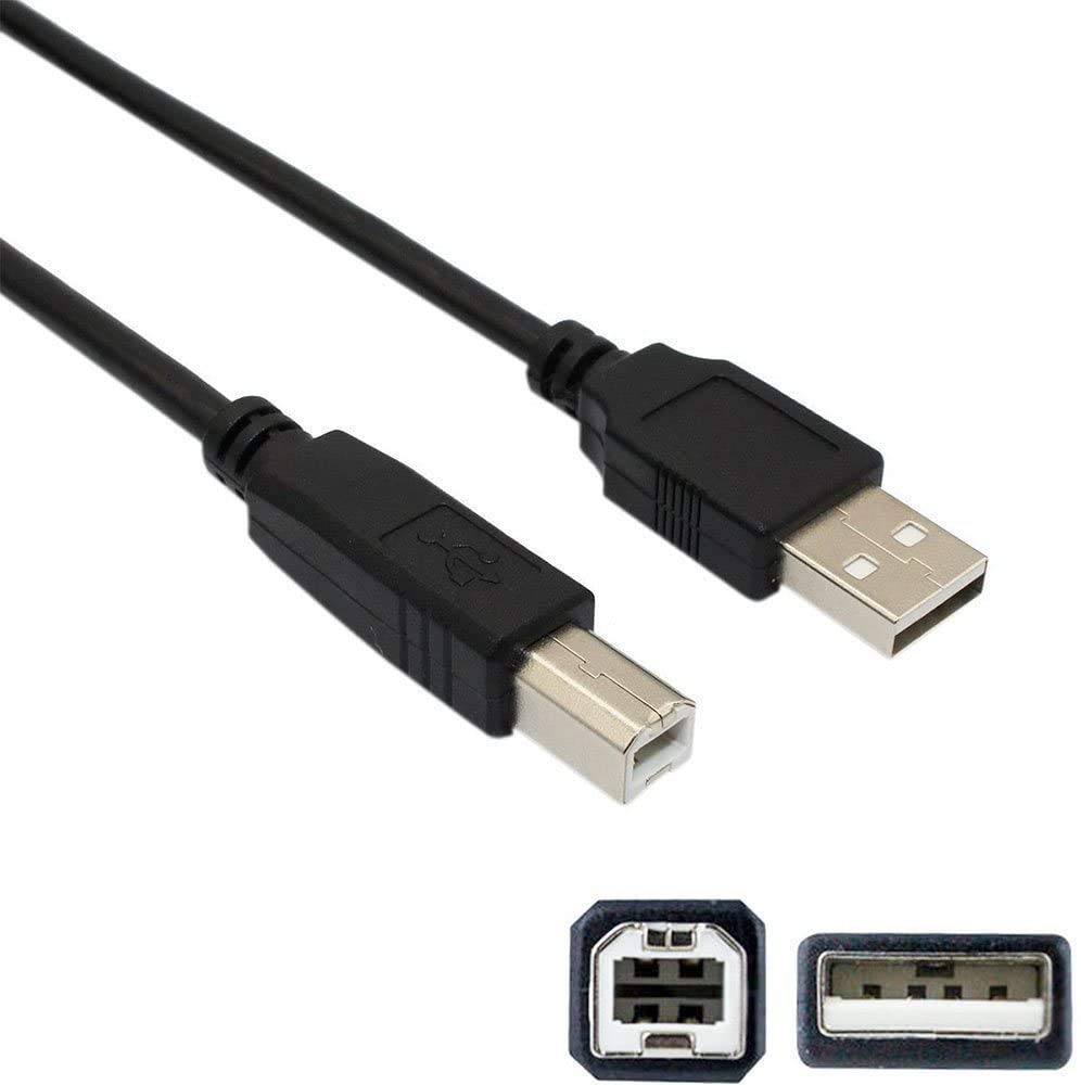 Printer Usb Cable 10 Feet Compatible With Canon Pixma Tr4520 Ts5320 Ts5120 Ts6320 Ts6220 Ts8320 Ts9120 Tr8520 Mg3620,Mg2522, Mg6