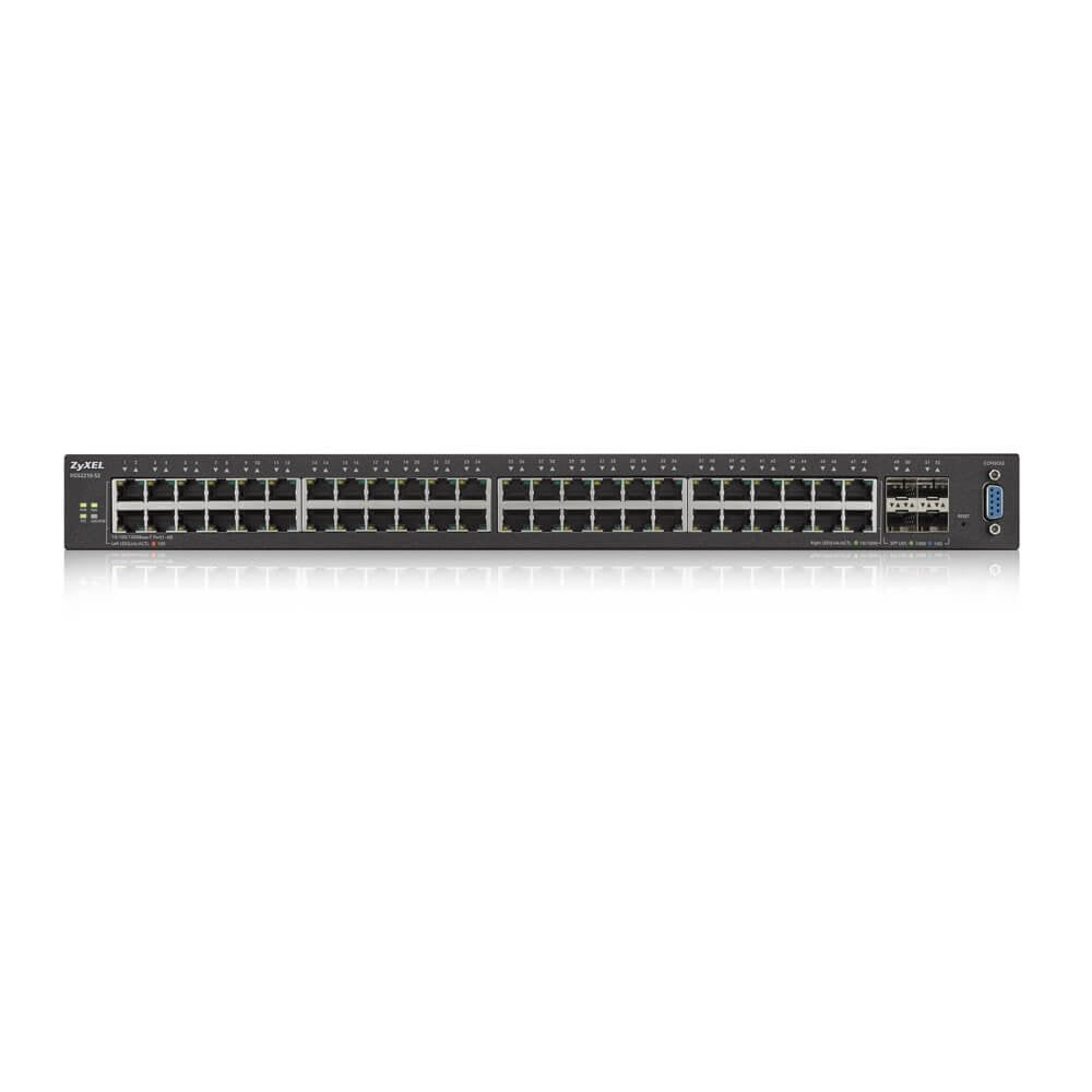 Zyxel 48 Port Gigabit Layer 2 Managed Switch, 4X 10G [Xgs2210 52]