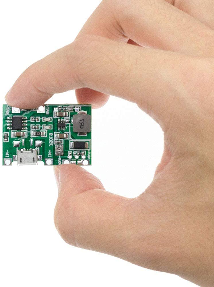 6 Pcs Battery Charger Module Usb Tp4056 3.7V 4.2V To 9V 5V 2A Charge Discharge Integrated Step Up Module,18650 Lithium Li Ion Ba