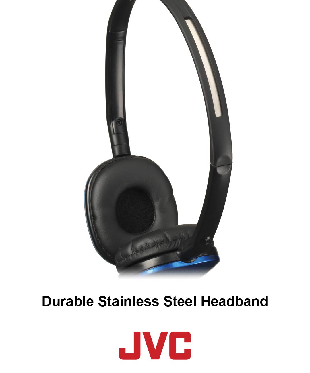 Jvc Violet Flat And Foldable Colorful Flats On Ear Headphone With 3.94 Foot Gold Plated Phone Slim Plug Has160V