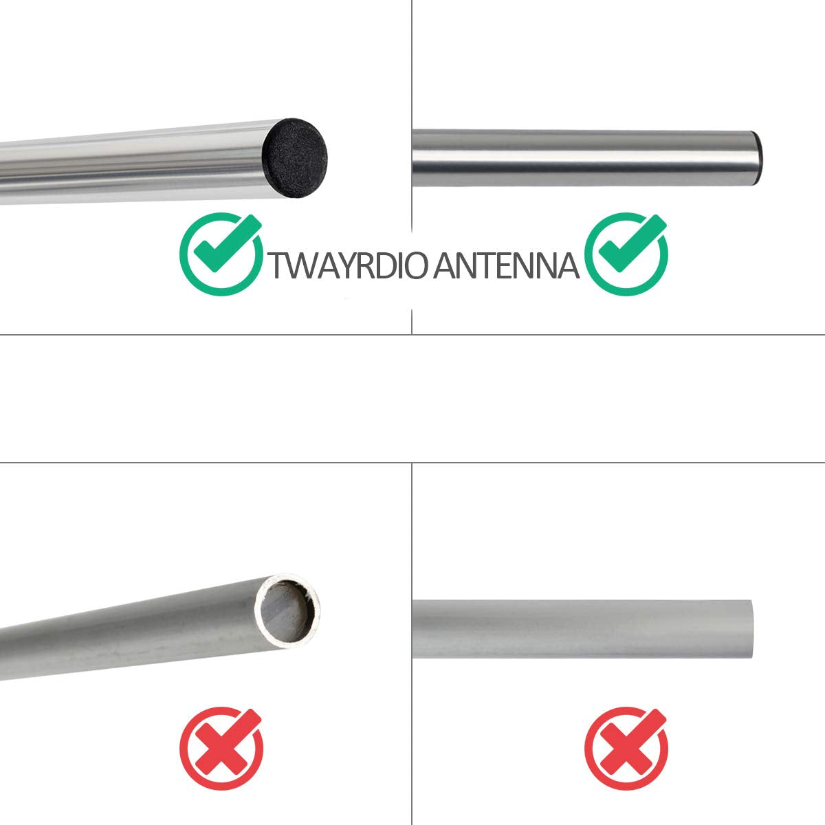 Twayrdio 7Dbi Outdoor Yagi Antenna 100W 400 470Mhz High Gain Antenna With Sl16 Female Connector For Uhf Mobile Radio And Two Way