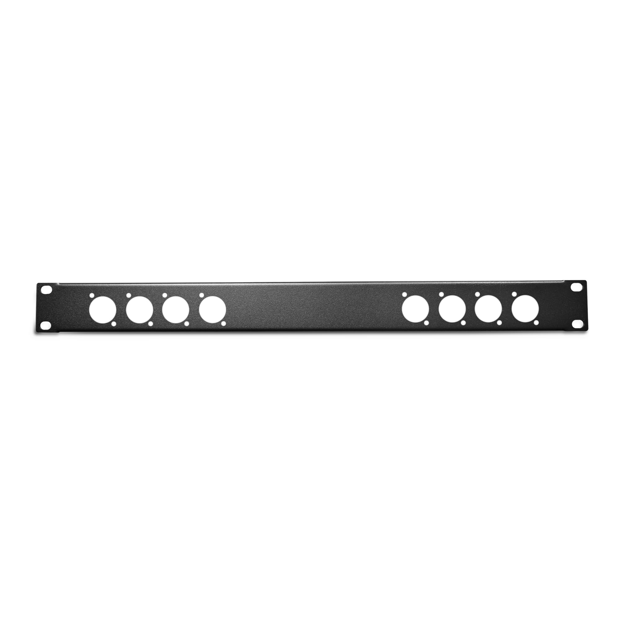 Elite Core Rp1U 4X4 Rack Panel With 8 D Series Punch Outs, 1U
