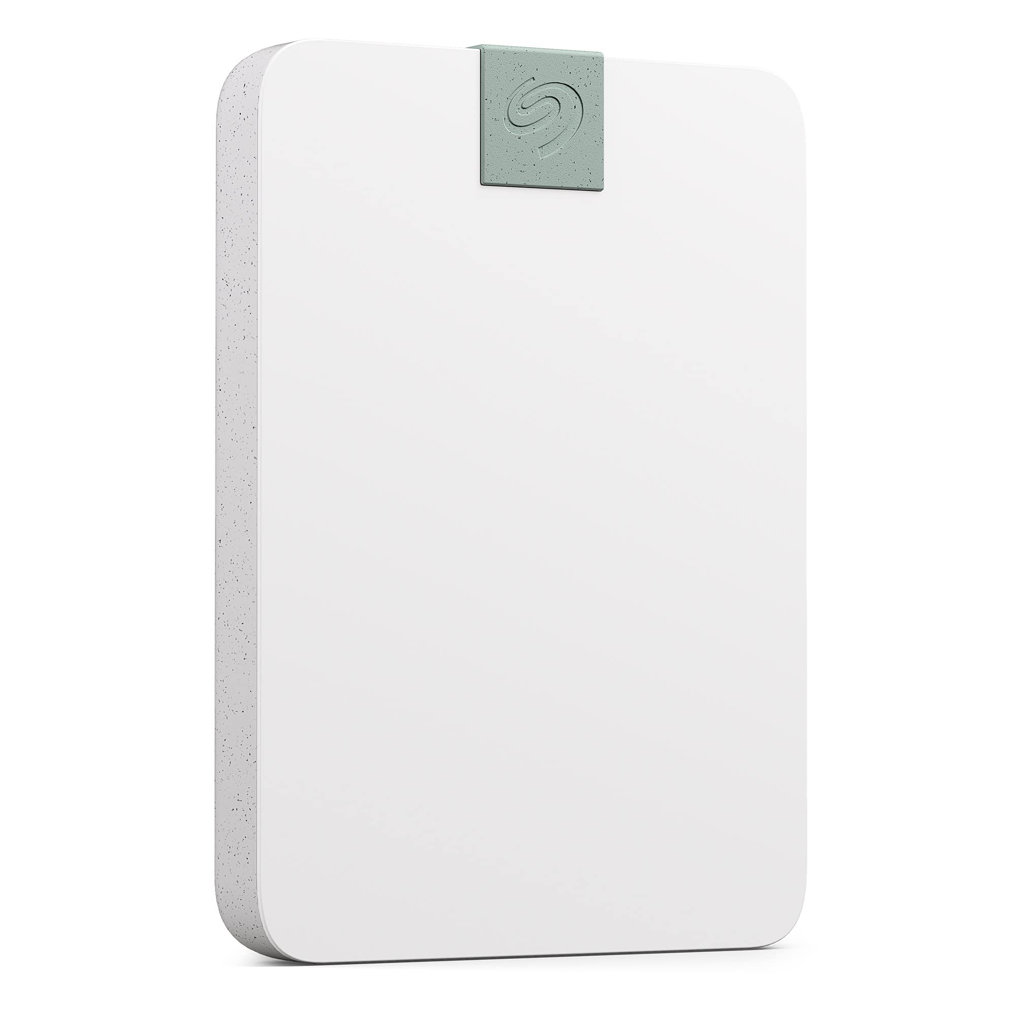 Seagate Ultra Touch HDD 2TB External Hard Drive - 7mm, Cloud White, Post-Consumer Recycled Material, 6mo Dropbox and Mylio, Resc