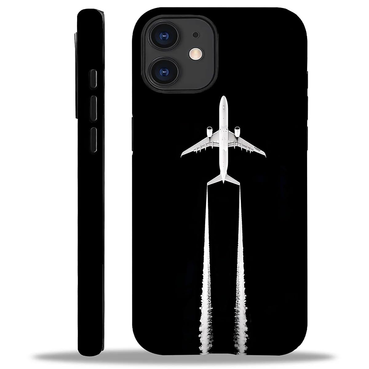 WANKBLC Compatible with iPhone 11 Matte Case, Airplane Pilot Plane Aviation Pattern for Girl Full Body Design Soft Silicone Drop