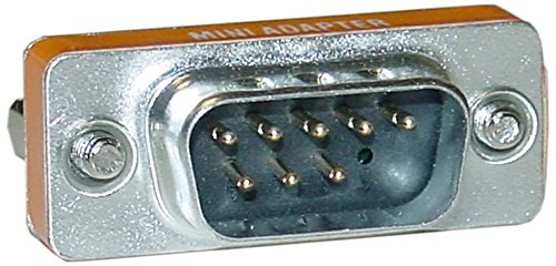 CableWholesale Mini Null Modem Adapter, DB9 Male to DB9 Female