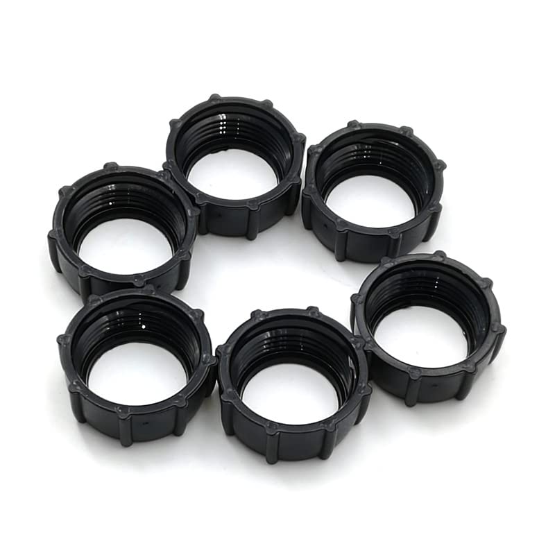 Vizgiz 6 Pack Tightening Nut For Replacement Car Mount Screw-On 17Mm Ball-Joint Fixed Adapter Head Bracket Holder Ring For Phone