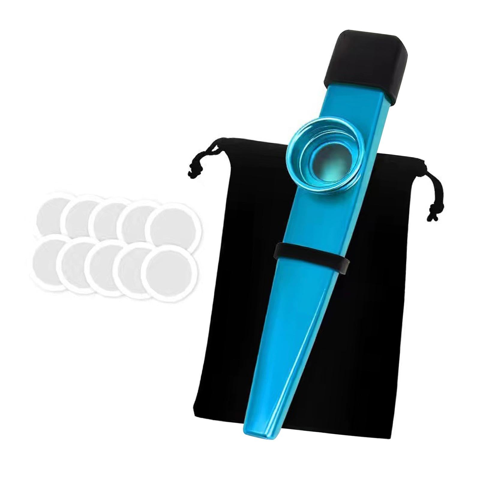 Urjix Kazoo Good Companion Party Favors Mouth Flute For Kids Music Lovers Beginner Blue
