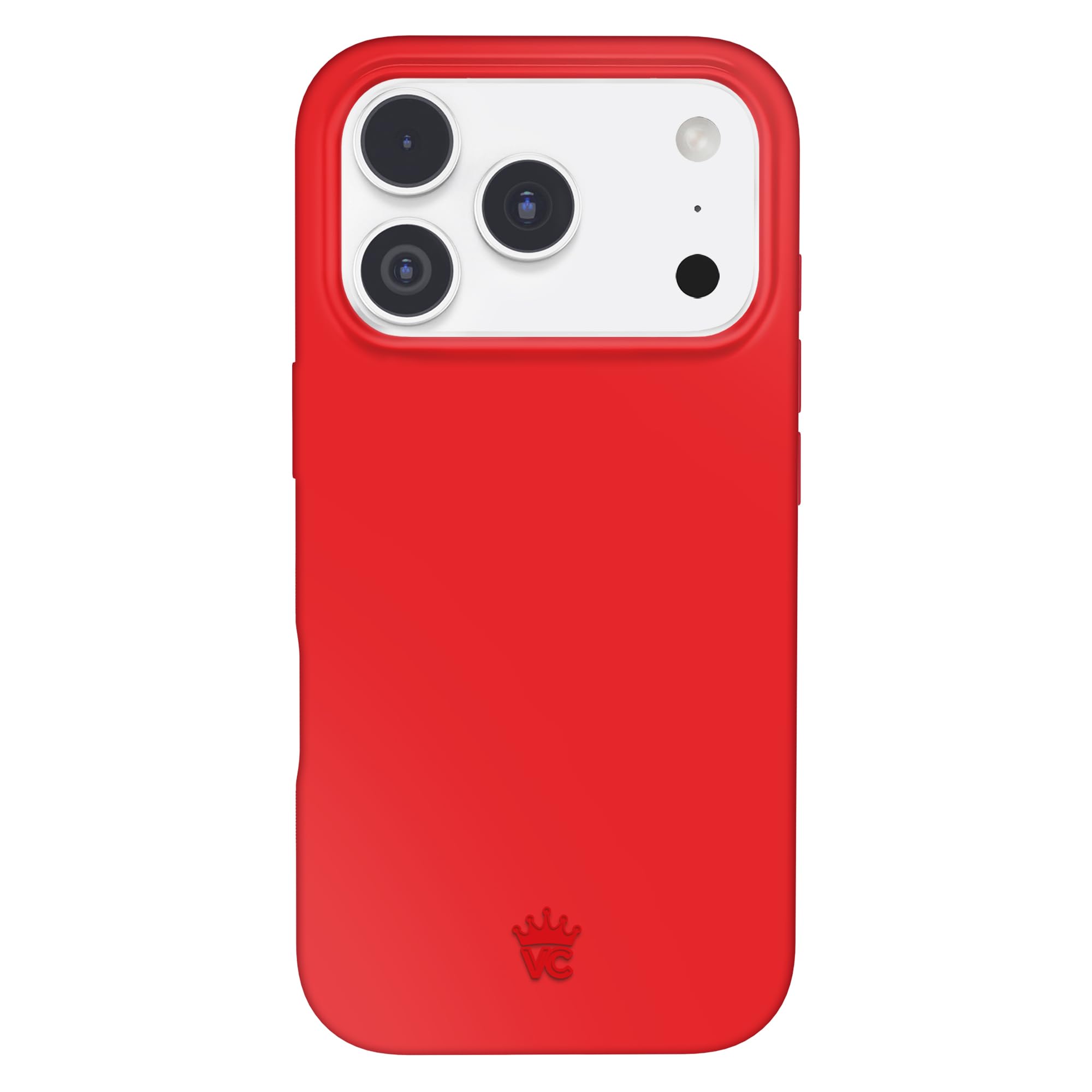 VELVET CAVIAR Case for iPhone 17 Pro | Compatible with MagSafe | 10ft Drop Tested | Smooth SatinShield Finish | Hot Girl Red