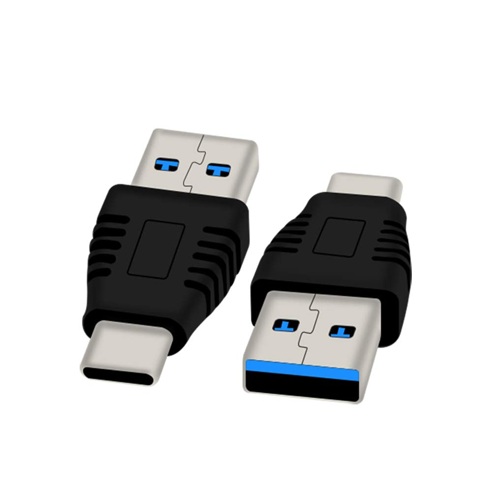 Rgzhihuifz Type C Male To Usb3.0 Male Adapter,Usb C To Usb A 5G 3A Converter, Usb 3.1 Am To Cm Support Data Synchronization And