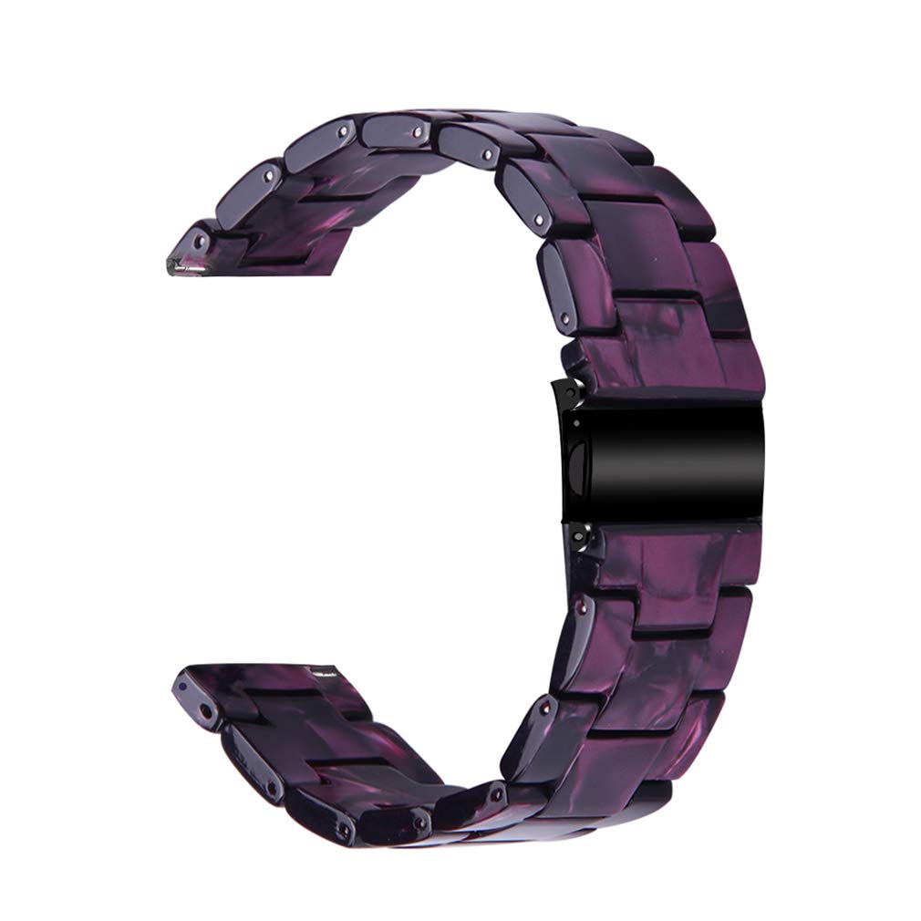 Tencloud Resin Watch Band Compatible With Wzwneer Y20Gt Women Men Metal Strap For Luoba Smart Watch Band For Wzwneer Smart Watch