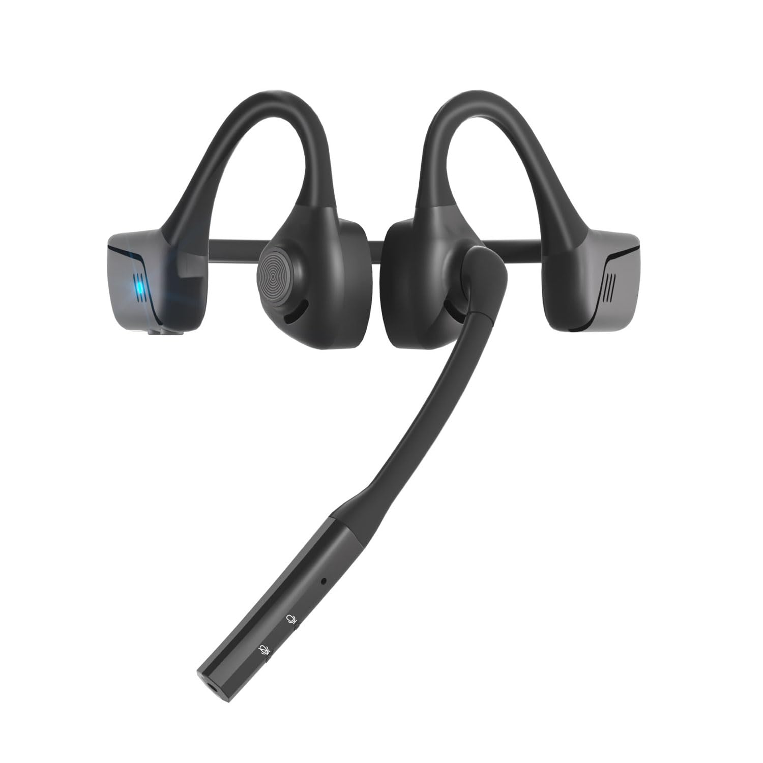 Banigipa Bluetooth Headset With Microphone, Open Ear Headphones With Mic, Noise Cancelling Bluetooth Headphones For Phone Comput