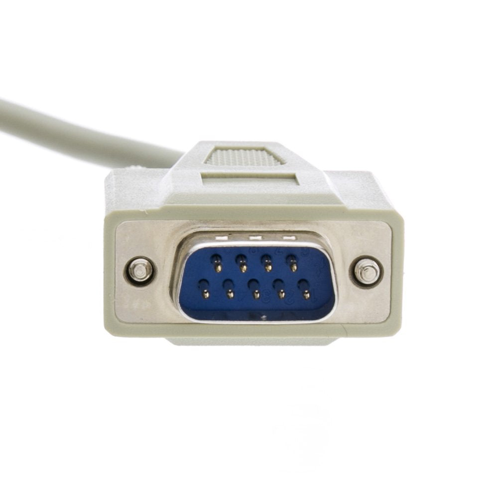 CableWholesale DB9 to DB25 Serial Cable, 6ft, 9 Conductor, 28 AWG, Sin ...
