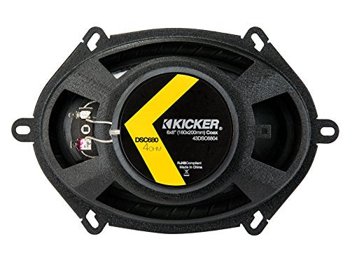 Kicker Dsc6804 (43Dsc6804) 6'' X 8'' 2 Way Car Speakers