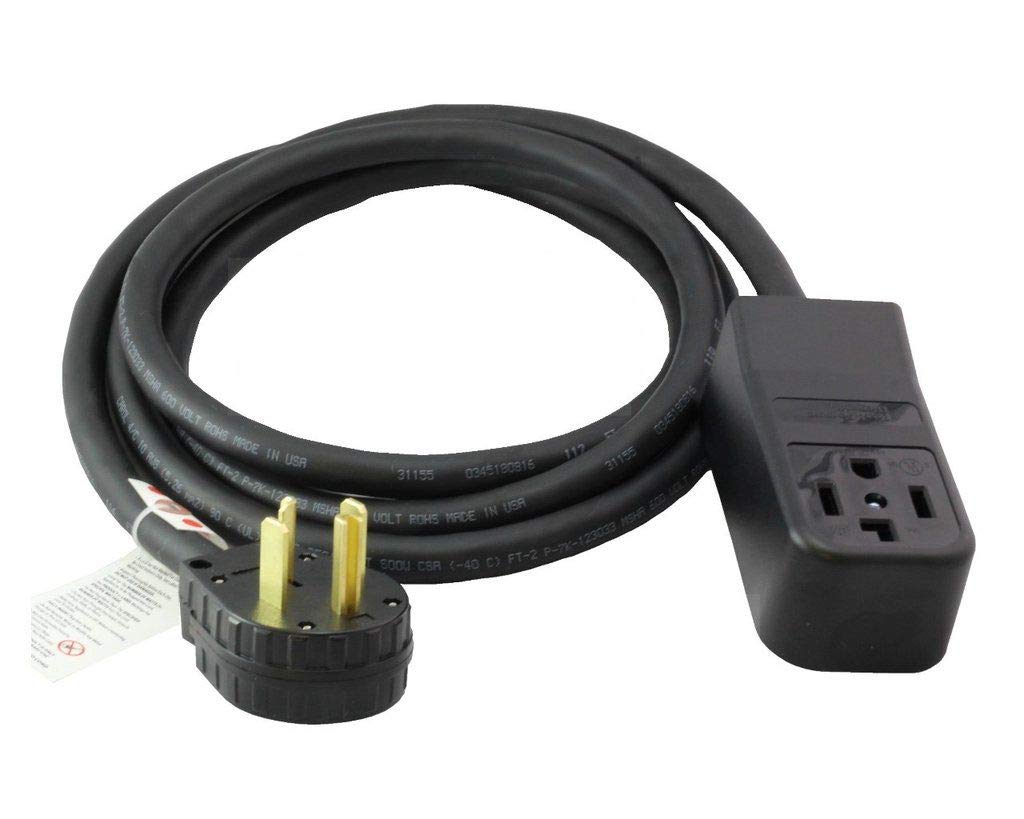 3 Ft Dryer Extension Power Cord Female 14 30R 4 Prong Receptacle To Male 14 30P 4 Pin Plug Nema 250V Fx312