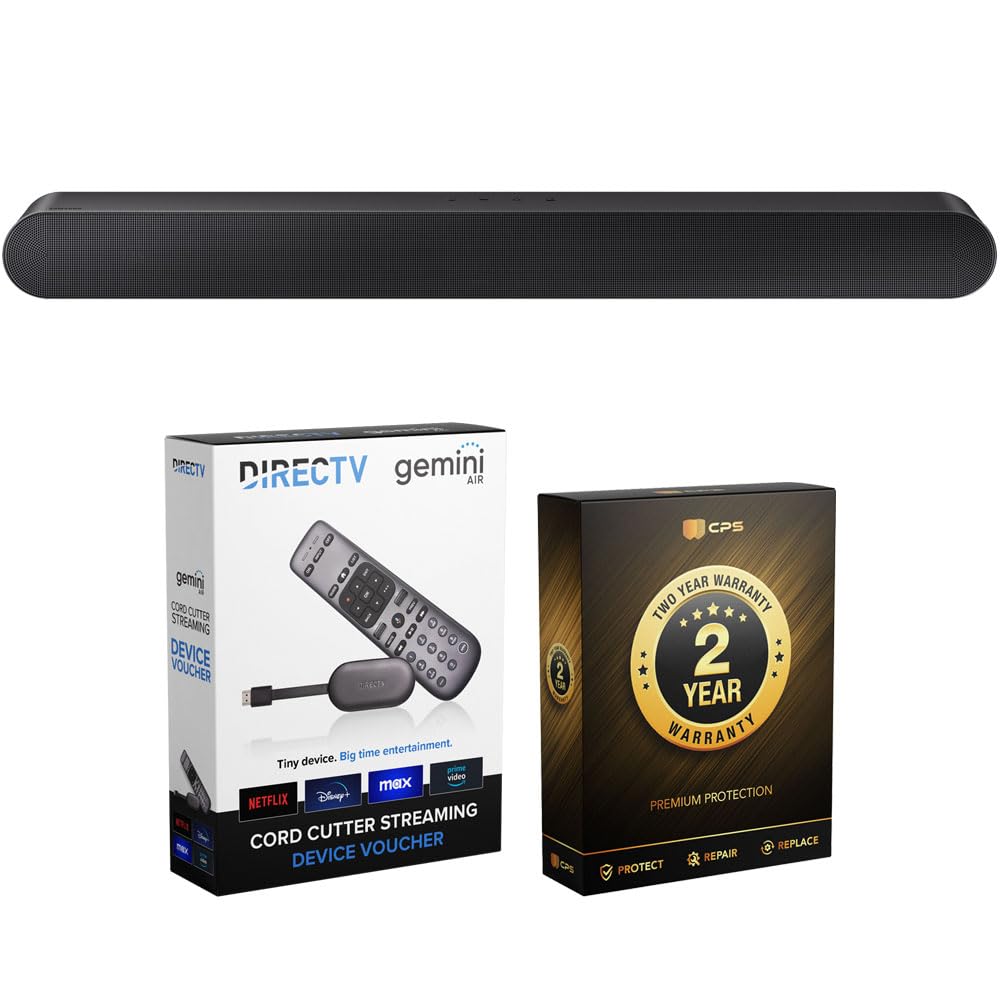 Samsung Hw S50B 3.0 Ch All In One Soundbar With Dolby 5.1 Dts Virtual:X (2022) Bundle With Redeemable Directv Gemini Air Streami