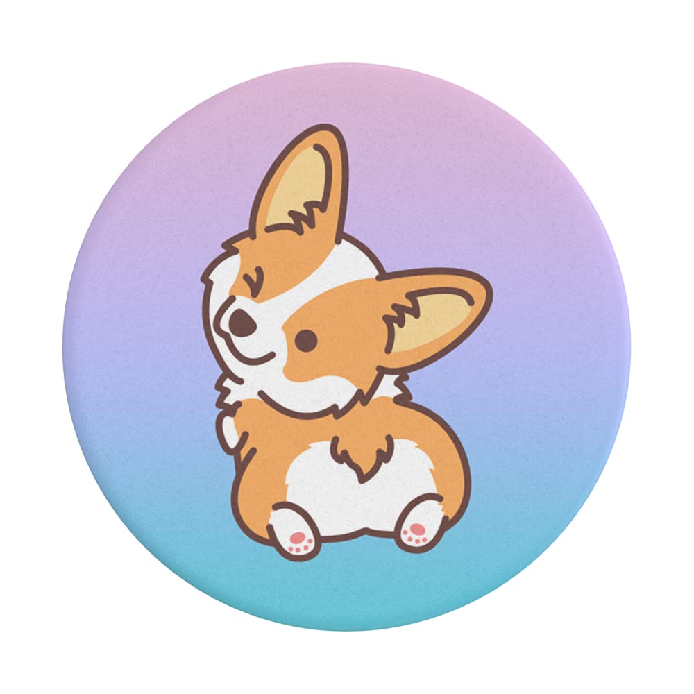 ????PopSockets Phone Grip with Expanding Kickstand, Animal PopGrip   Cheeky Corgi