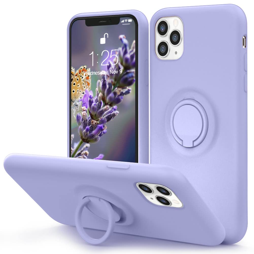 Mocca For Iphone 11 Pro Max Case With Kickstand | Anti Scratch | Soft Microfiber Lining Full Body Shockproof Protective Case For