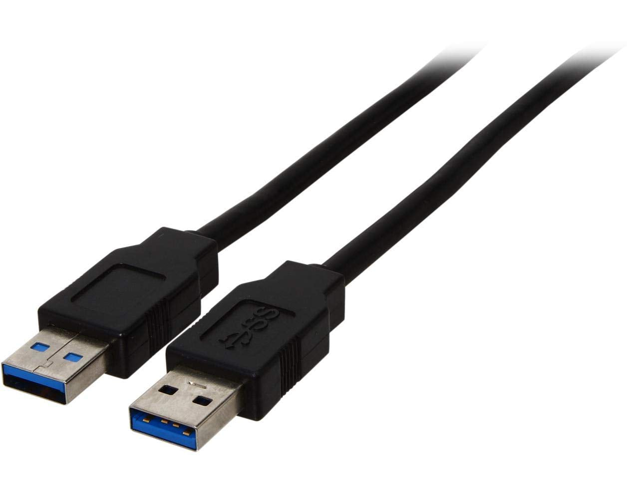 Nippon Labs Usb3 10Mm Bk 10 Feet Usb 3.0 A/Male To A/Male Cable, Black