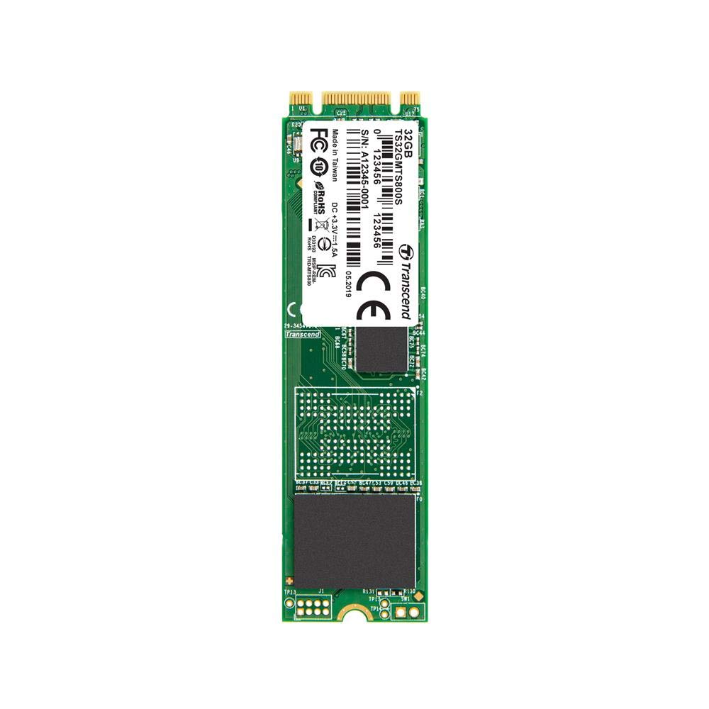 Transcend SSD TS32GMTS800S 32GB M.2 2280 SSD SATA3 B+M Key MLC Bulk Pack
