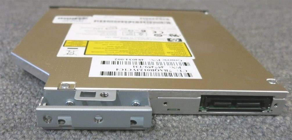 Hp 481429-001 Dvd-Rw Slimline Optical Disk Drive - Sata Interface, 12.7Mm Height