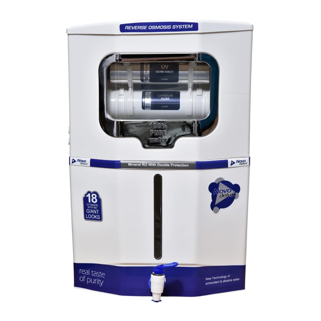 Aqua X Pure NextGen Novo Ro+Led Uv+Uf Water Purifier | Active Copper & Zinc Technology | 10 Stage Purification | 18 Liter Large