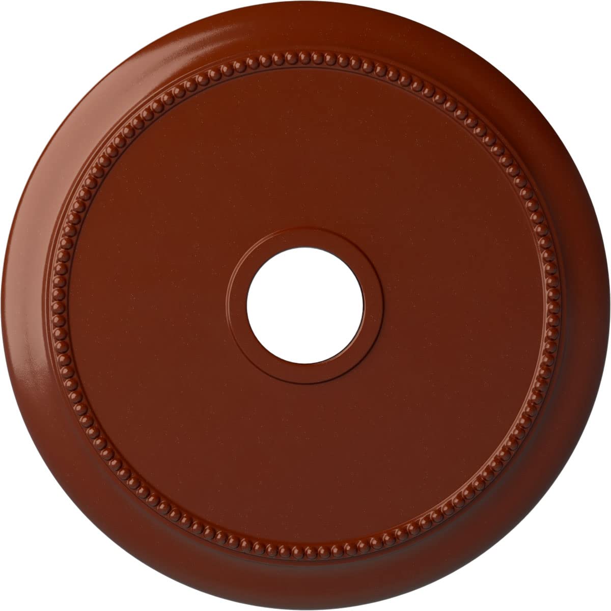 Ekena Millwork CM24CRFIF 24 1/8OD X 4 3/8ID X 2 1/4P Crendon Ceiling Medallion Fits Canopies Up To 4 3/8, Firebrick