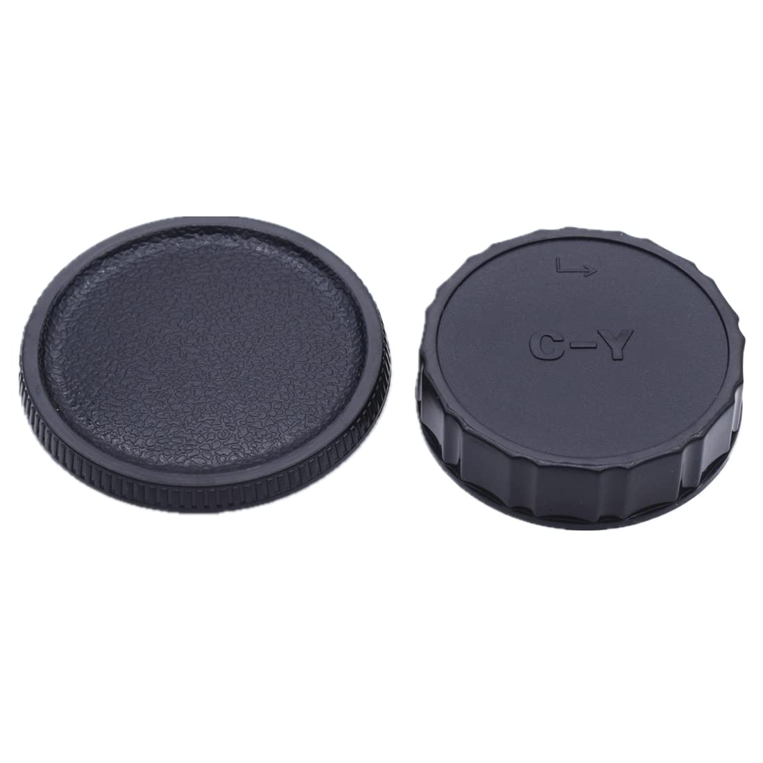 C/Y Camera Body And Rear Lens Caps,Compatible With For Contax Yashica C/Y Mount Lens&Cameras