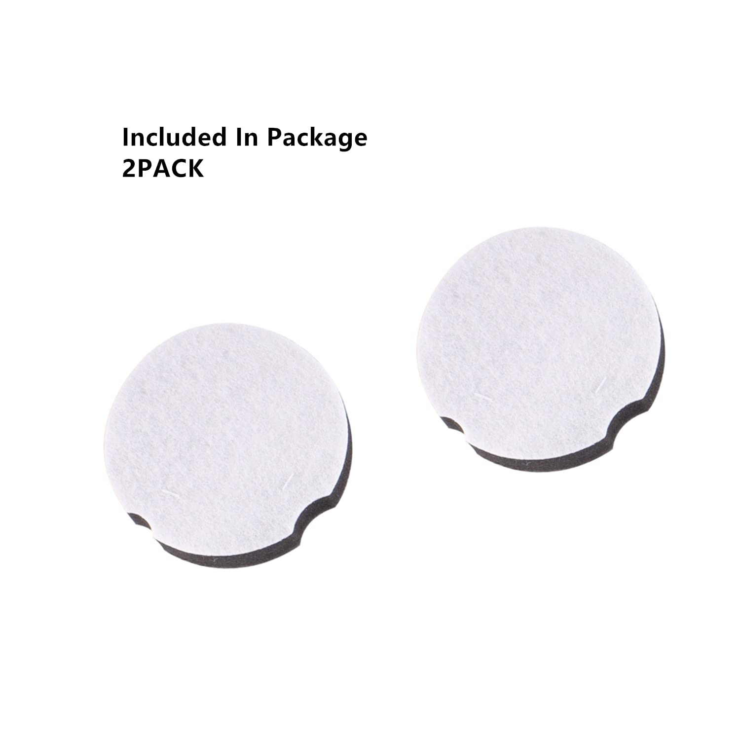 Replacement Filters For Bissell Cleanview Compact Upright Vacuum,Part 1604896,Fits Models 3508 (2 Pack)