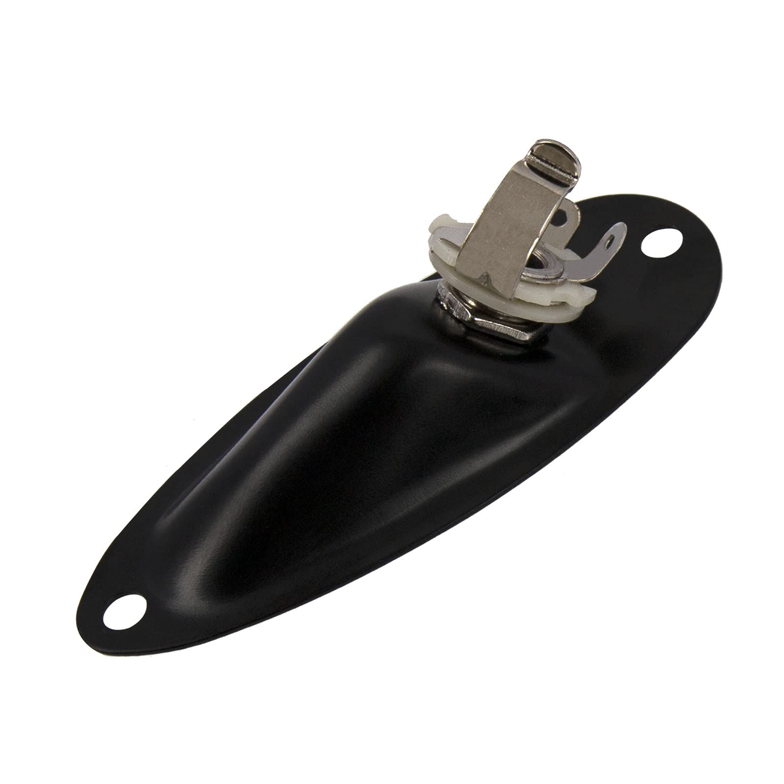 4Pcs Yootones 1/4 Inch Mono Guitar Input Jack Socket Plate Output Loaded Boat Style With Screws Compatible With Fender Stratocas