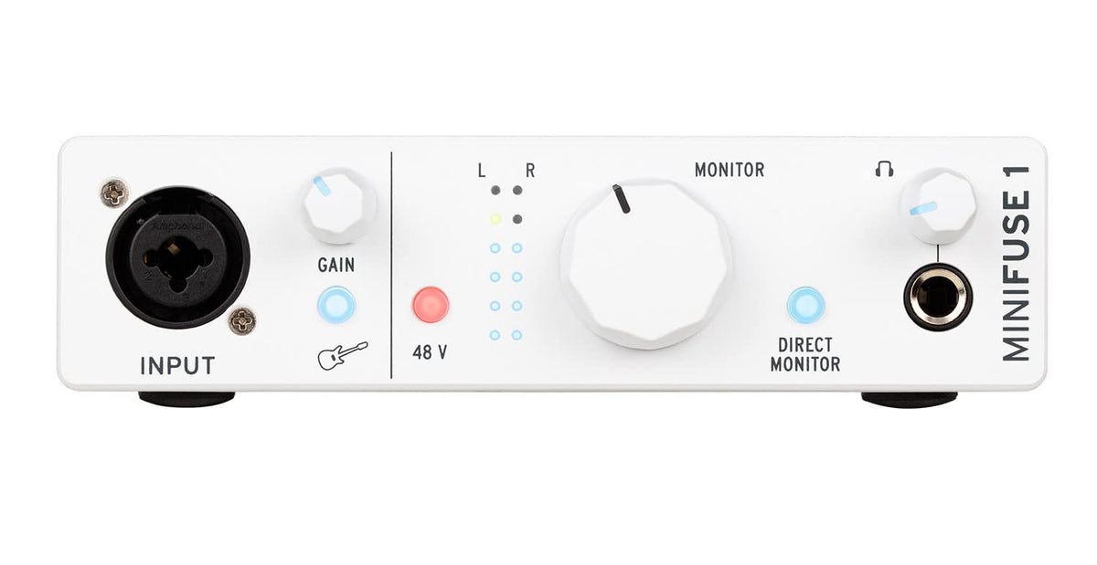 Arturia Minifuse 1 Usb-C Audio Interface, White