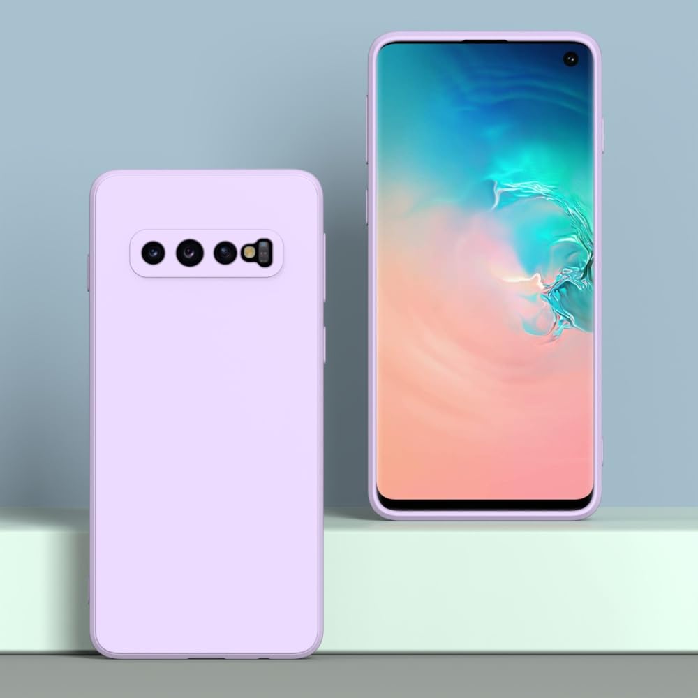 Wogroo For Samsung Galaxy S10 Case Purple, Scratch Resistant With Soft Touch, Slim Thin Phone Cover For Samsung Galaxy S10