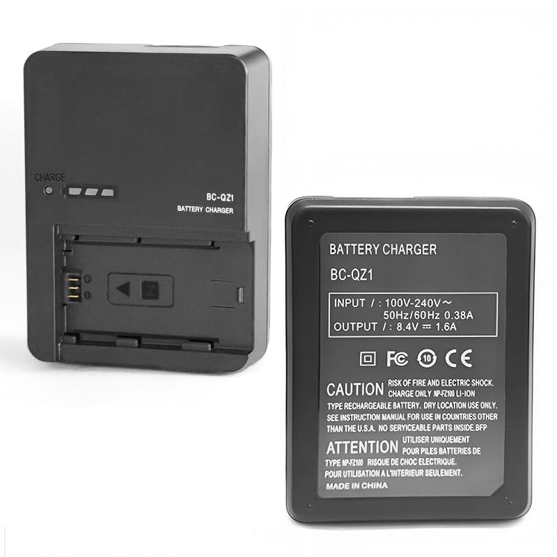 Camulti Bc Qz1 Np Fz100 Z Series Battery Charger Compatible With Sony A6600 A9 A9R A9S A9Ii A7C A7S A7Siii A7Iii A7Riii A7Riv A7