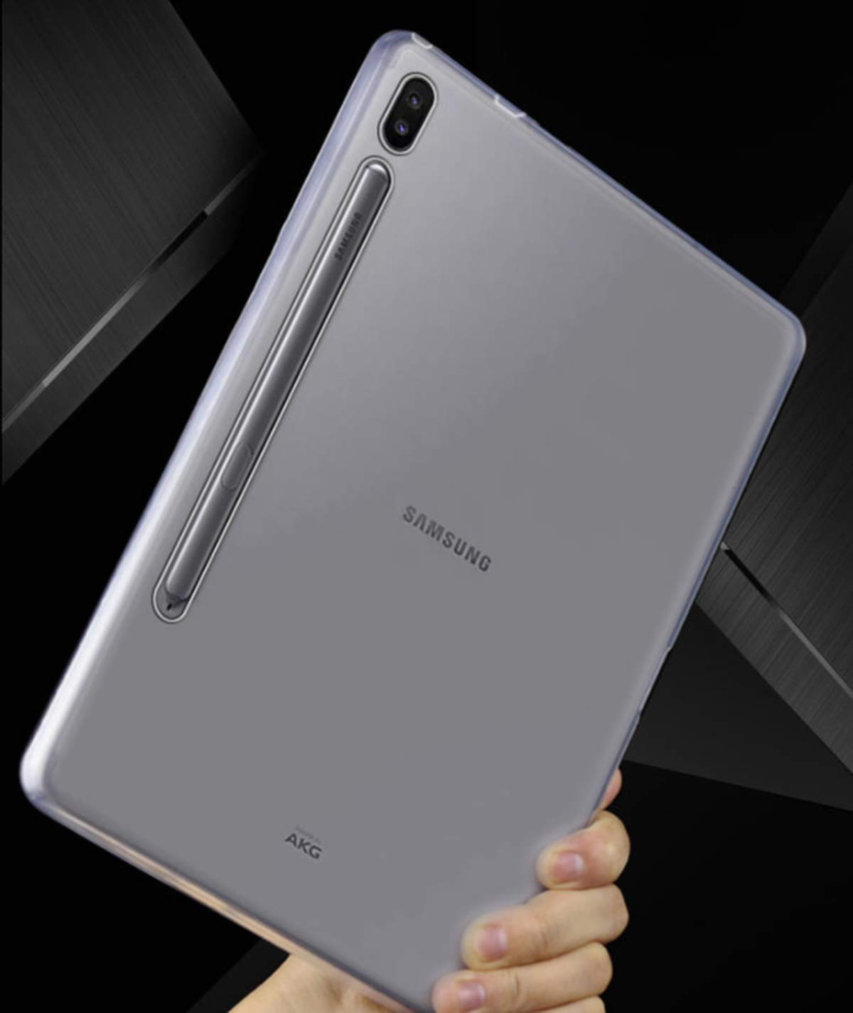 Icovercase Compatible With Samsung Galaxy Tab S6 10.5 Inch T860/T865 Case, Lightweight Matte Translucent Tpu Clear Case  Frosted