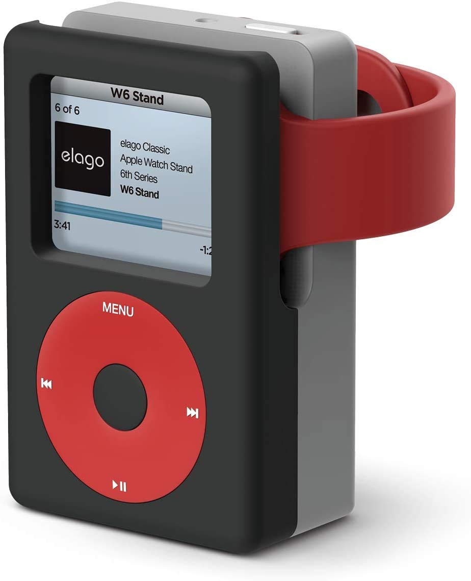 Elago W6 Apple Watch Stand Compatible With Iwatch Series 9/8/7/6/Se/5/4/3/2/1/Se (45Mm, 44Mm, 42Mm, 41Mm, 40Mm, 38Mm) Support Ni