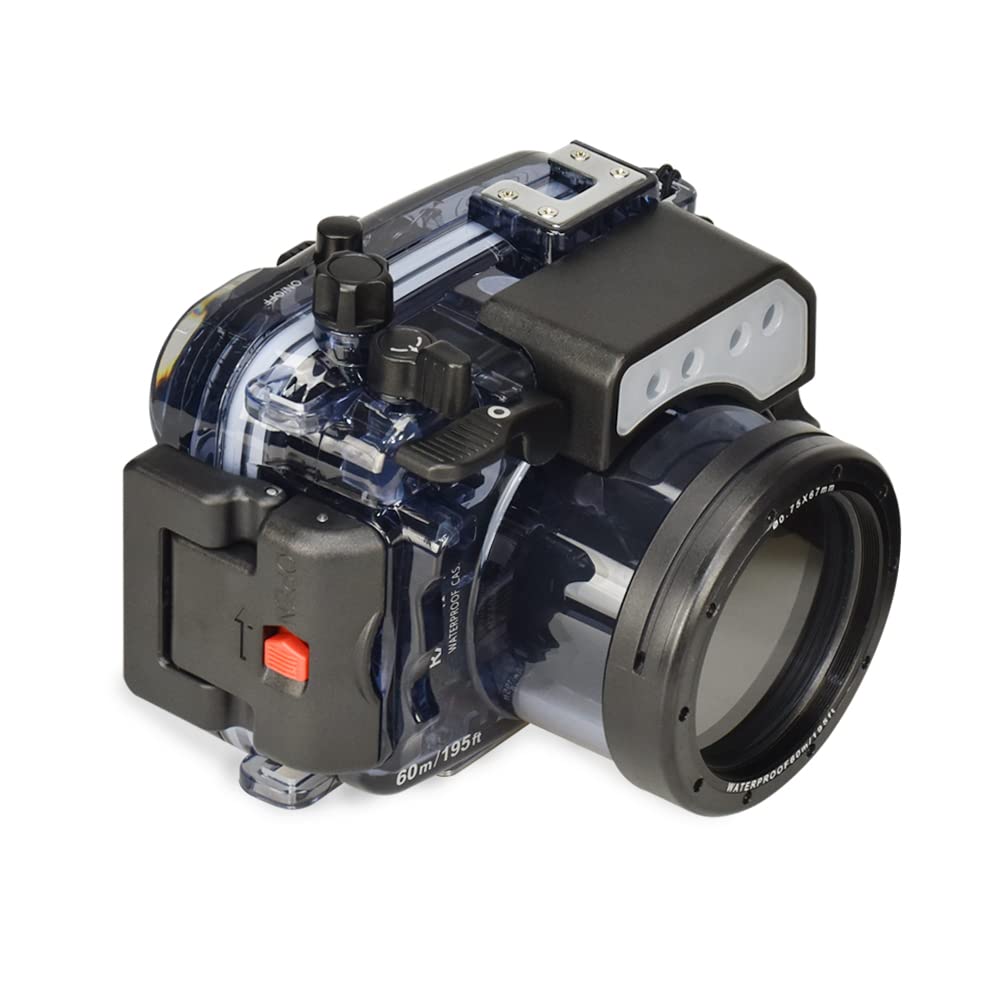 Sea Frogs 195Ft/60M Underwater Waterproof Camera Diving Housing Case For Sony Dsc Rx100 Rx100Ii Rx100Iii Rx100Iv Rx100V Rx100I V