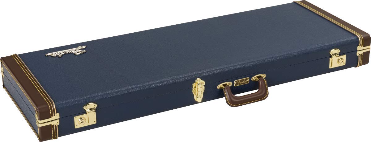 Fender Classic Series Wood Case, Stratocaster/Telecaster, Navy Blue