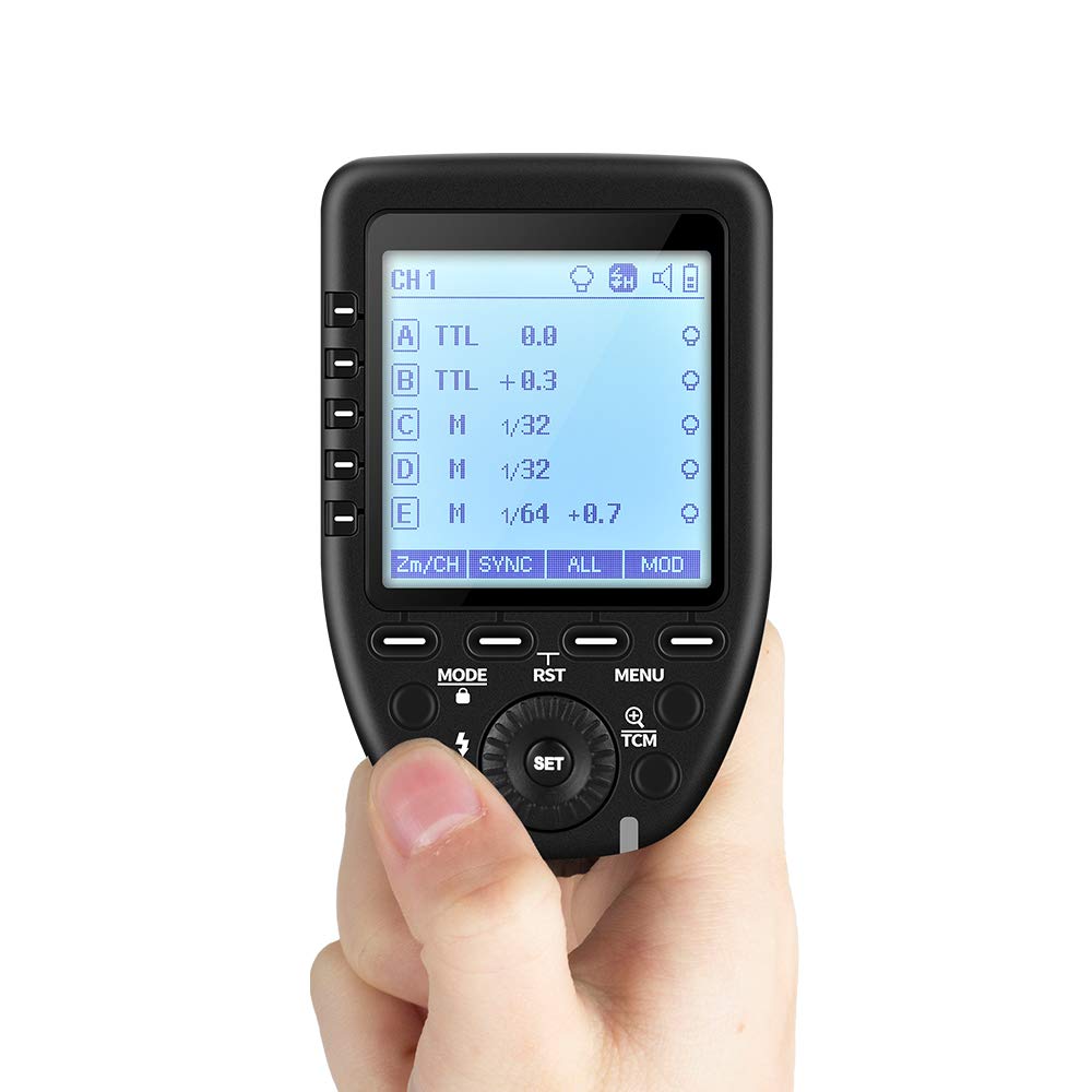 Godox Xpro C 2.4G X System Ttl Wireless Flash Trigger Transmitter & 2 * X1R C Controller Receiver Compatible For Canon Flash