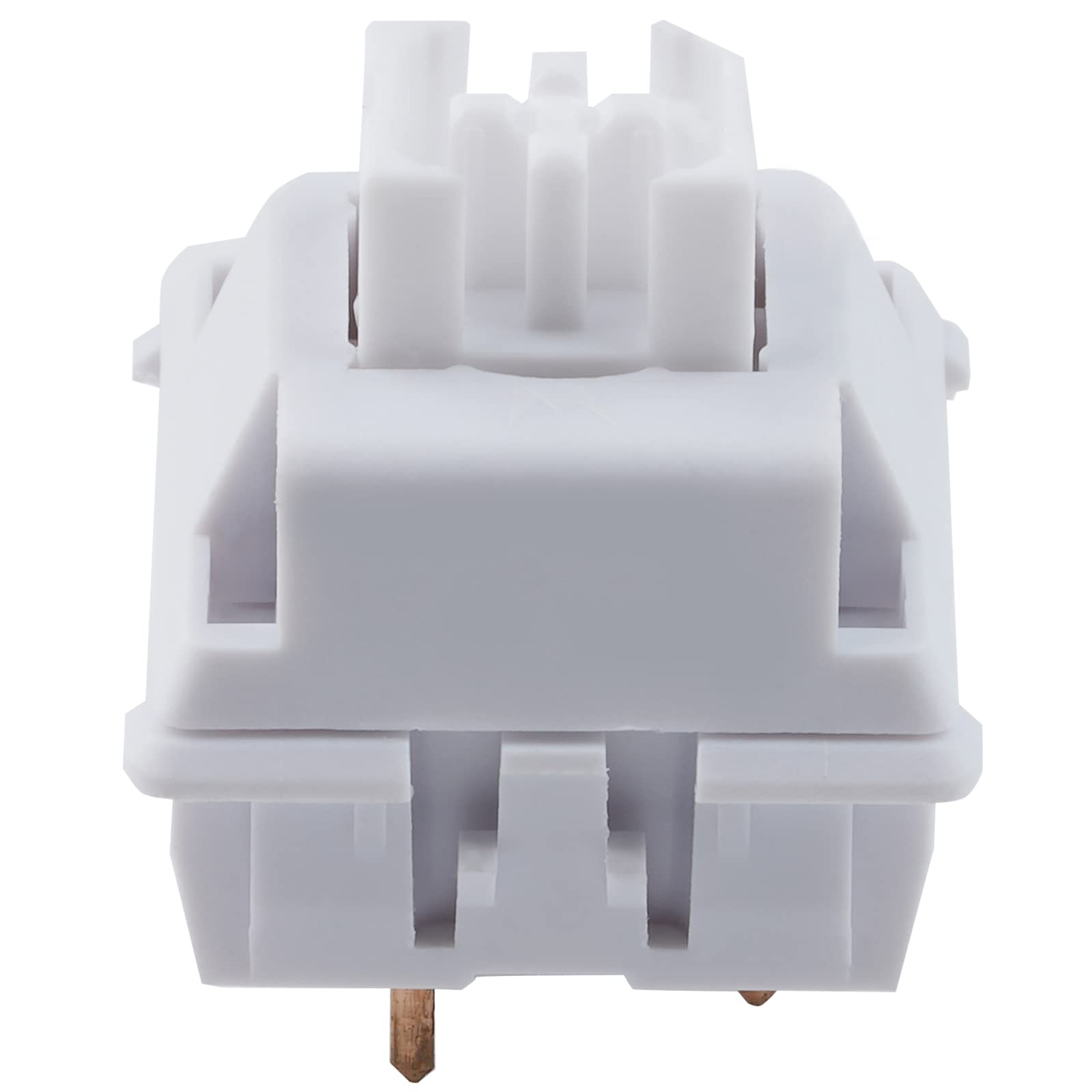 Ws White Linear Mechanical Keyboard Lubed Switches, 5 Pin 45Gf Quiet Pre Lubed Switches With Standard Mx Structure (35Pcs)