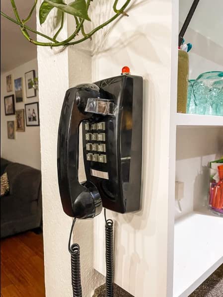 Retro Wall Phones For Landline With Mechanical Ringing Classic Corded Wall Mounted Telephone With Indicator Waterproof Old Style