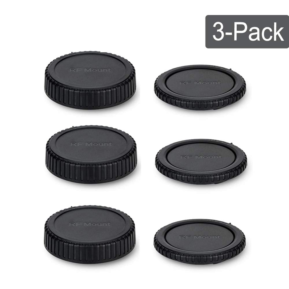 Rear Lens Cap & Body Cap Cover For Canon Rf Mount Mirrorless Camera Eos R100 R50 R10 R8 R7 R6 Mark Ii R6 R5C R5 Mark Ii R5 R3 R