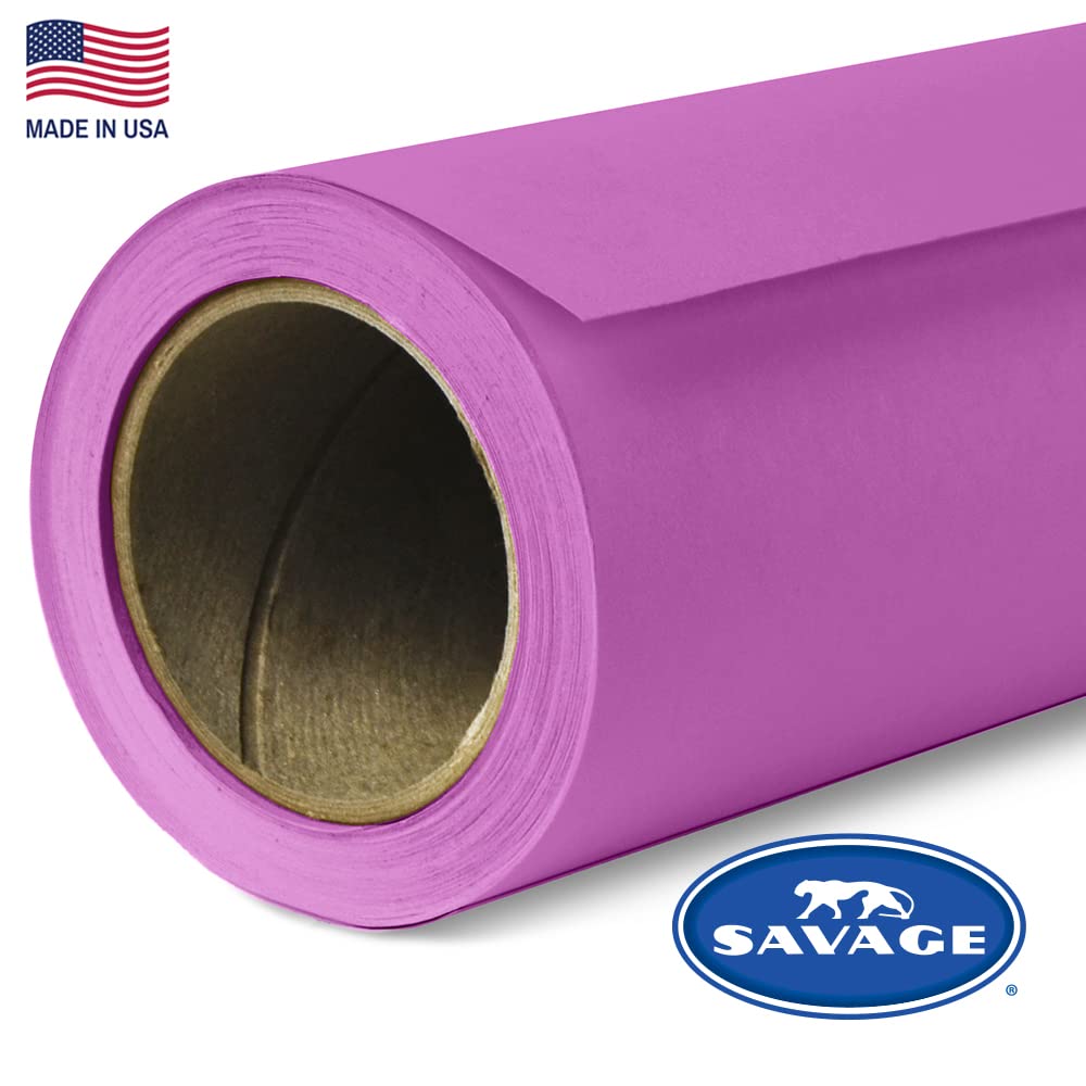 Savage Seamless Paper Photography Backdrop   Color #91 Plum, Size 107 Inches Wide X 36 Feet Long, Backdrop For Youtube Videos, Streaming, Interviews And Portraits   Made In Usa