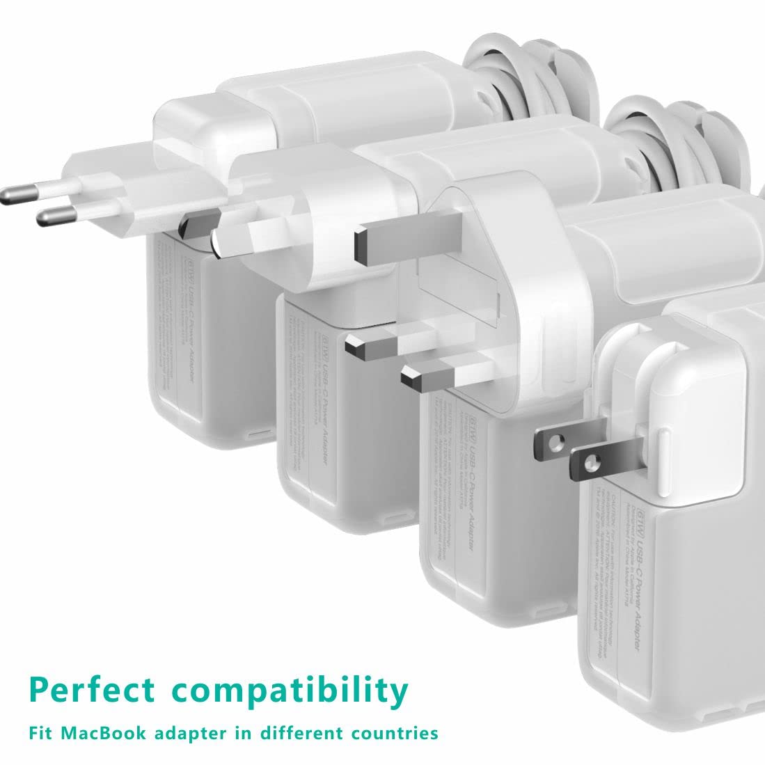 Tatofy Case For Macbook Pro Charger, 85W 87W 96W Apple Charger Case, Macbook Pro Charger Case, Travel Cord Organizer, Macbook Ac