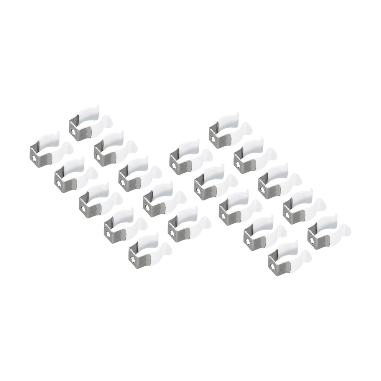 Merishopp 20X T5 Clips Holder Bracket Pipe Clamps For Led Light Tube Manganese Steel Pp|Home & Garden | Lighting Parts & Accesso