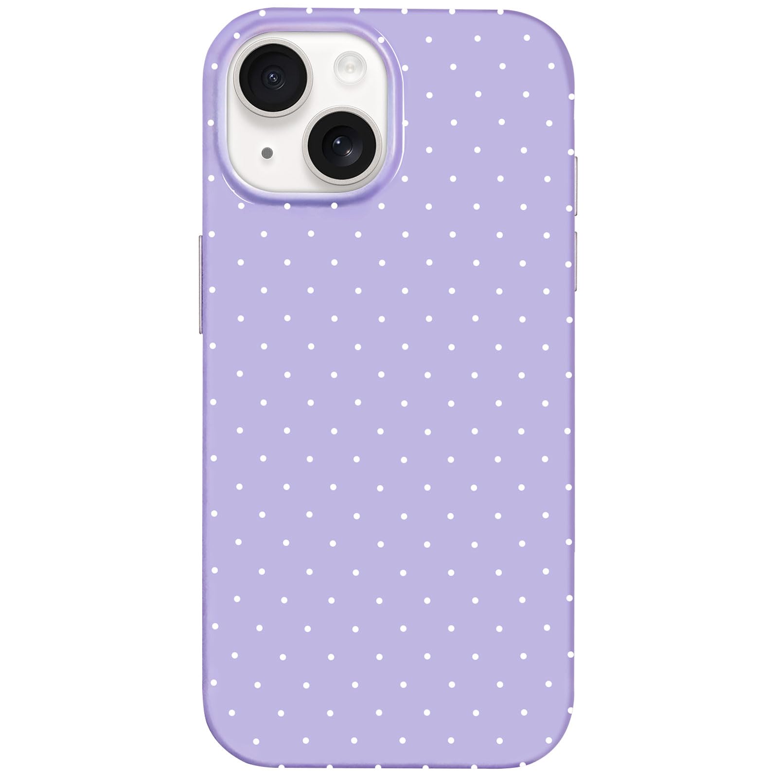 Hython for iPhone 15 Plus Case & iPhone 14 Plus Case Cute Polka Dot Aesthetic Design Simple Cover 6.7, Thin Slim Anti-Scratch So