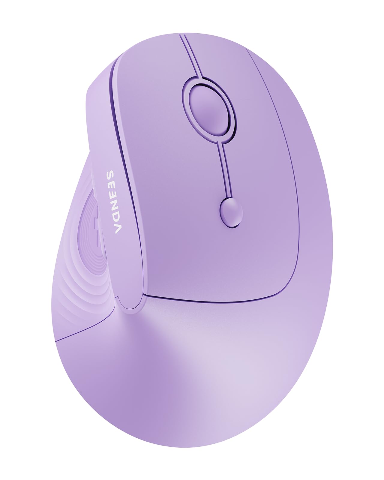 seenda Ergonomic Wireless Mouse, 52 Vertical Bluetooth Mouse, Purple