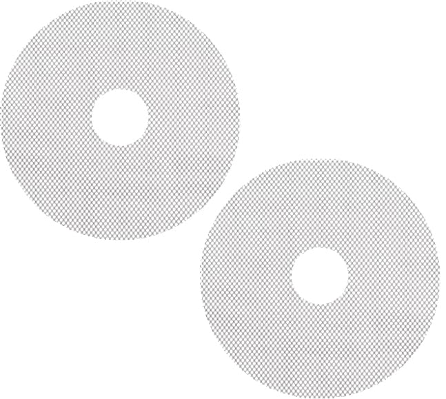 2 Fruit Leather Silicone Dehydrator Sheets with EDGES - NON-Toxic for Nesco Round Dehydrators Lip Mold Hold Batter Liquid Fruit 
